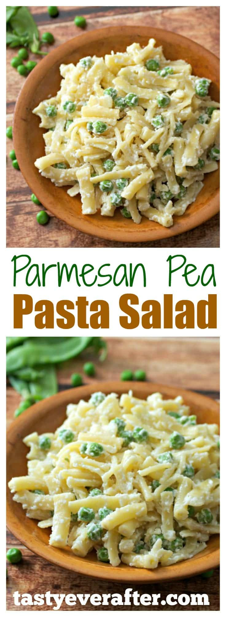 Pasta Salad With Peas
 Parmesan Pea Pasta Salad
