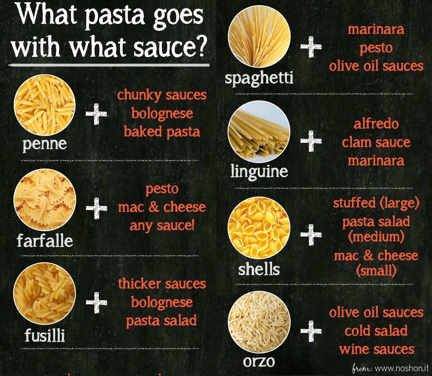 Pasta Sauces List
 What Pasta Goes With What Sauce