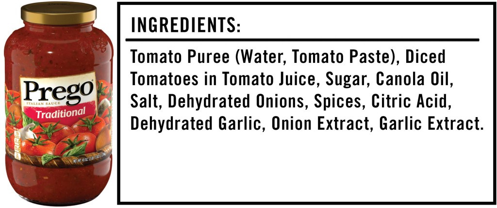 Pasta Sauces List
 What’s in This Ready Made Pasta Sauce