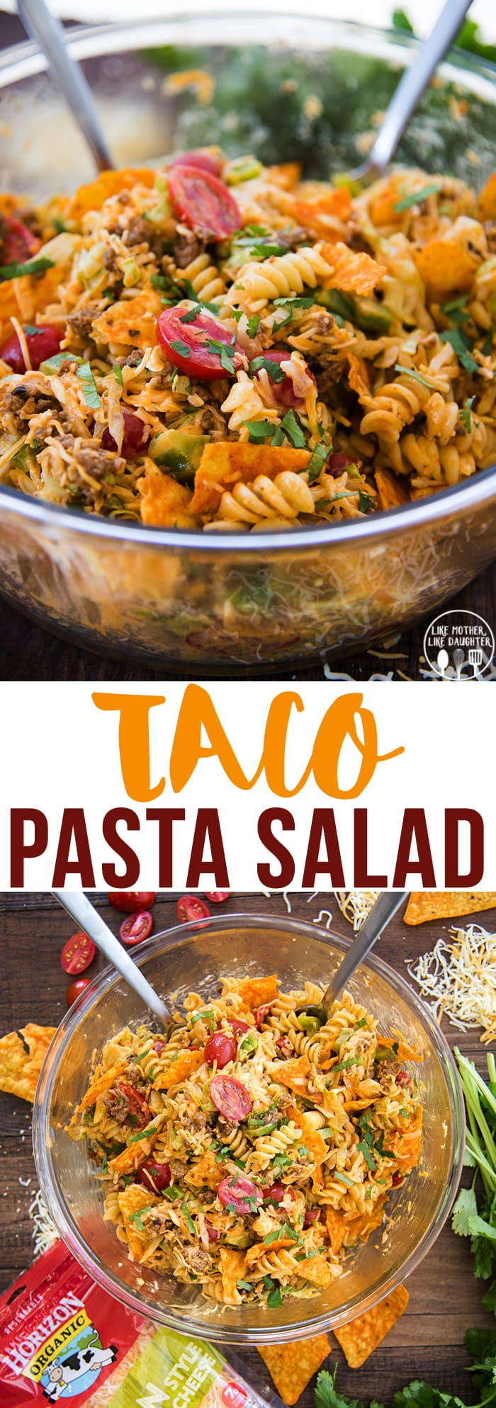 Pasta Taco Salad
 Taco Pasta Salad – Like Mother Like Daughter