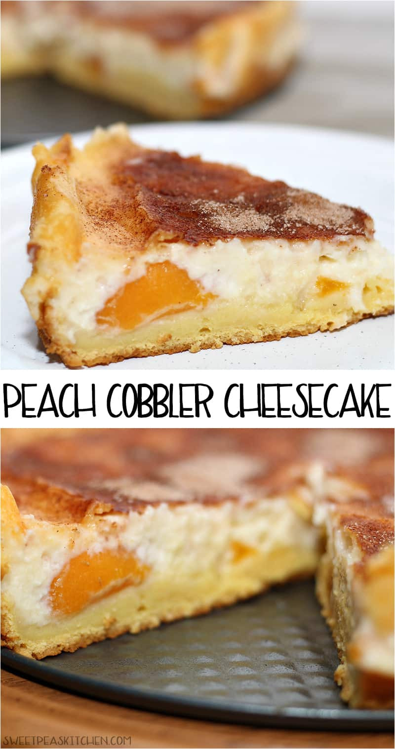 Peach Cobbler Cheesecake
 Peach Cobbler Cheesecake Recipe Sweet Pea s Kitchen