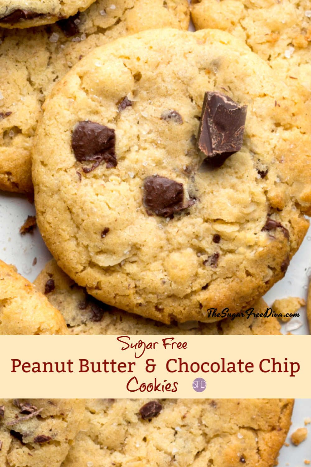 Peanut Butter Cookies For Diabetics
 Sugar Free Peanut Butter Chocolate Chip Cookies sugarfree