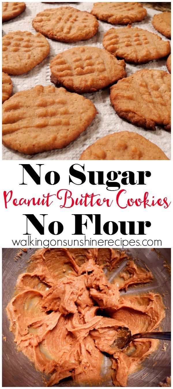 Peanut Butter Cookies For Diabetics
 Sugarless and Flourless Peanut Butter Cookies