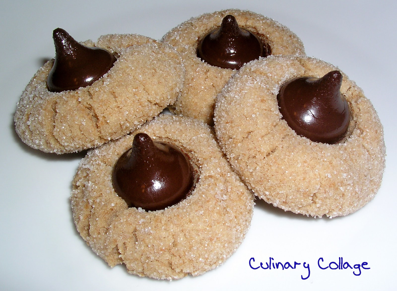 Peanutbutter Drop Cookies
 Culinary Collage WHOLE WHEAT PEANUT BUTTER KISSES