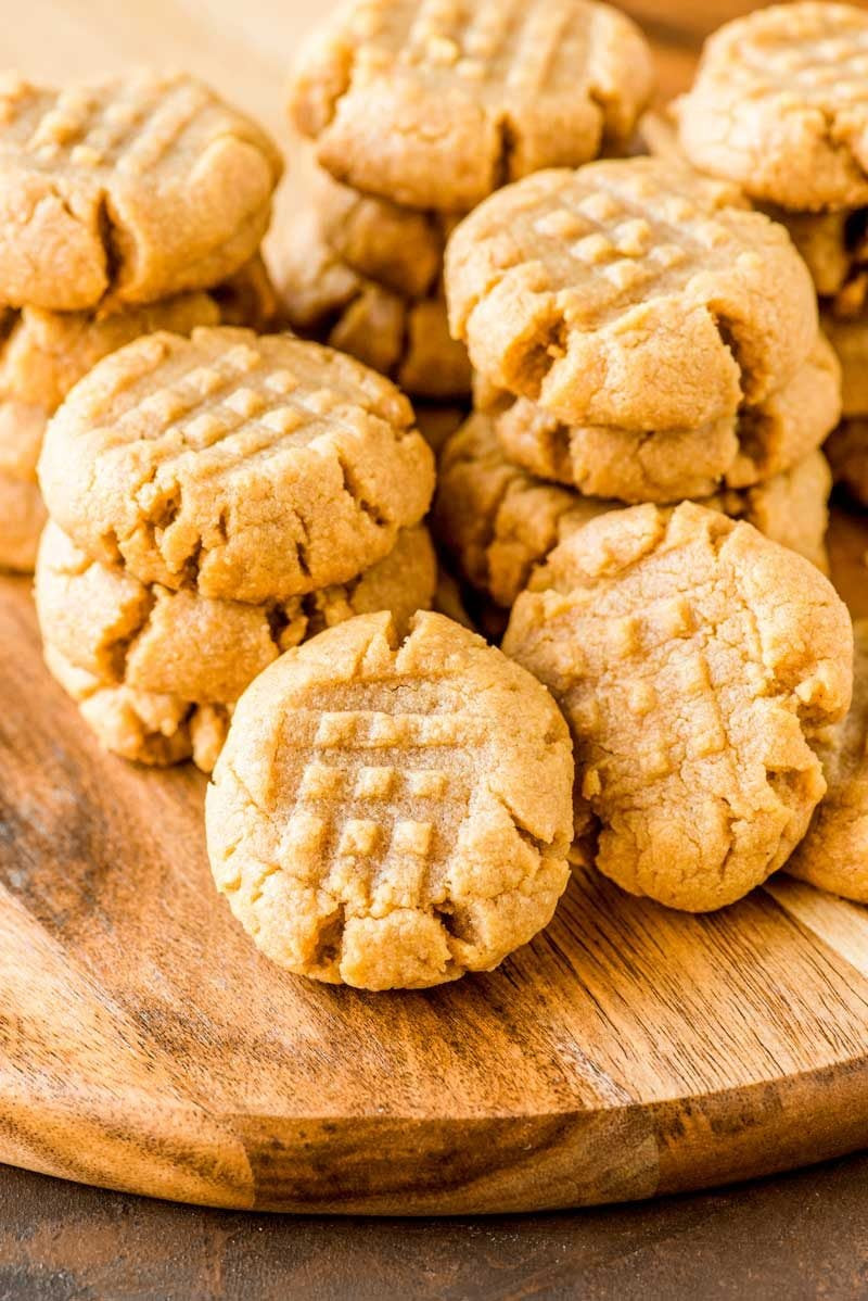 Peanutbutter Drop Cookies
 4 Ingre nt Peanut Butter Cookies Homemade Hooplah