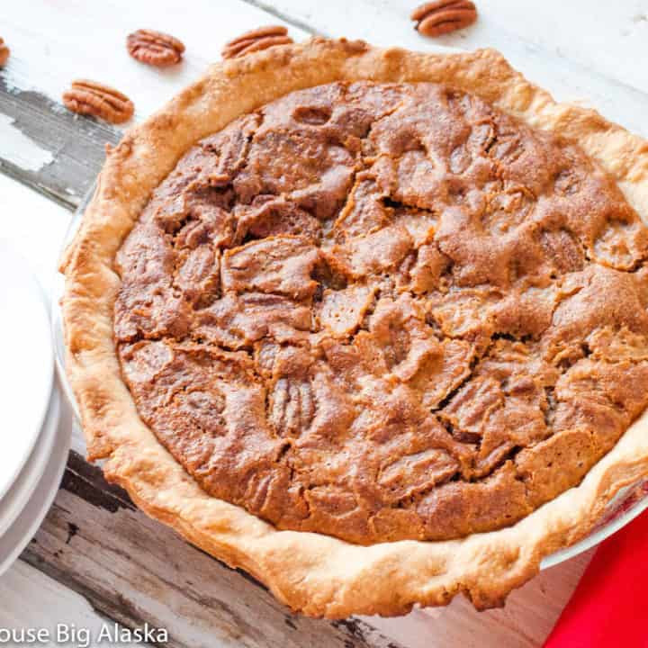 Pecan Pie Without Corn Syrup
 Old Fashioned Pecan Pie without Corn Syrup