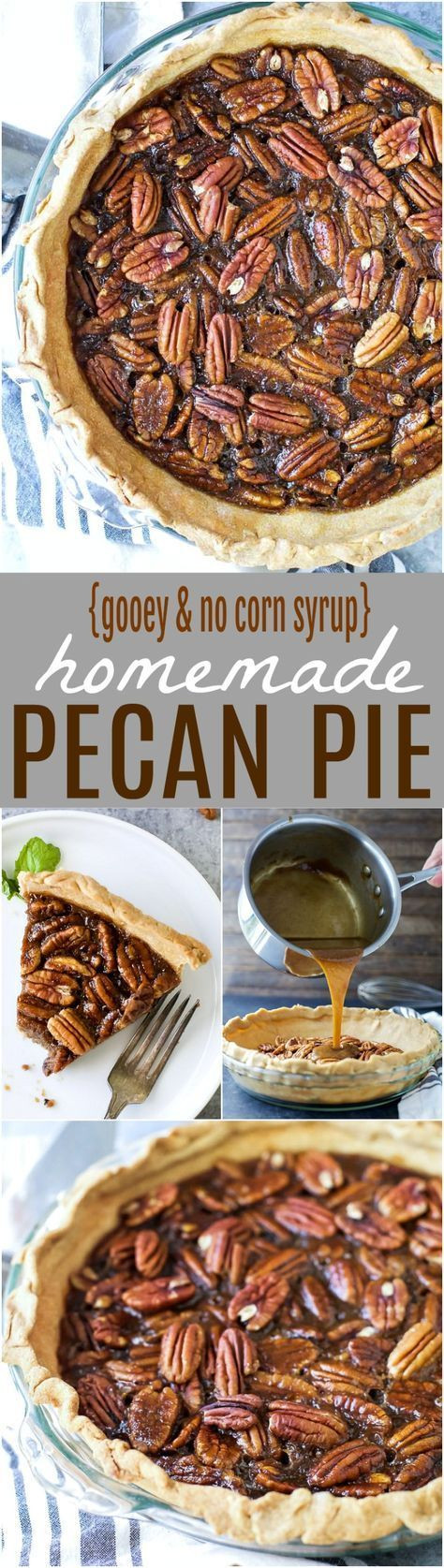 Pecan Pie Without Corn Syrup
 Homemade Pecan Pie no corn syrup Recipe