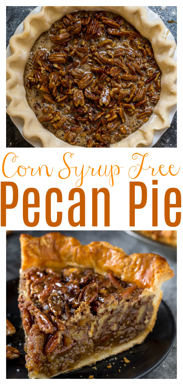 Pecan Pie Without Corn Syrup
 No Corn Syrup Pecan Pie made with real maple syrup