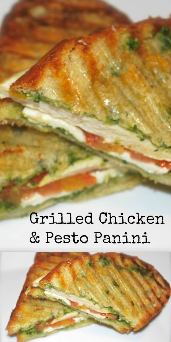 Pesto Panini Recipe
 Grilled Chicken & Pesto Panini Recipe