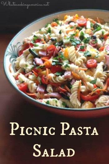 Picnic Pasta Salad
 Picnic Pasta Salad Recipe What s Cooking America