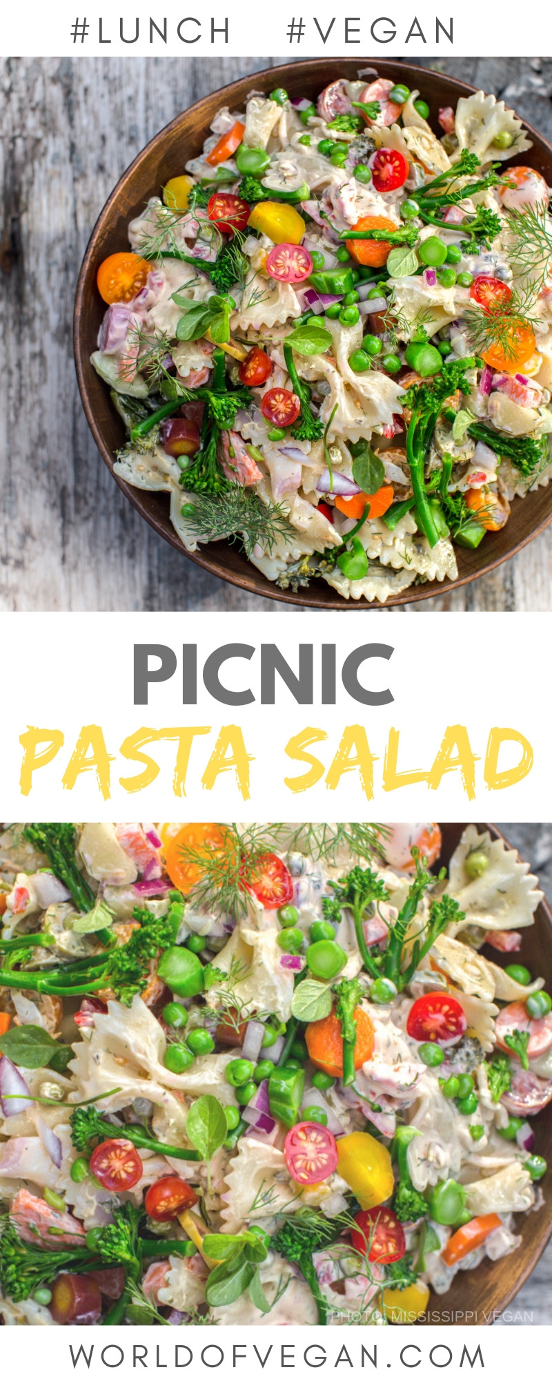 Picnic Pasta Salad
 World of Vegan