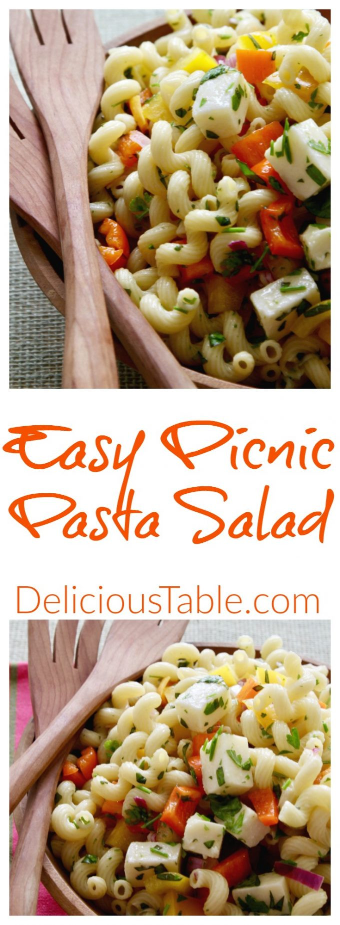 Picnic Pasta Salad
 Easy Picnic Pasta Salad