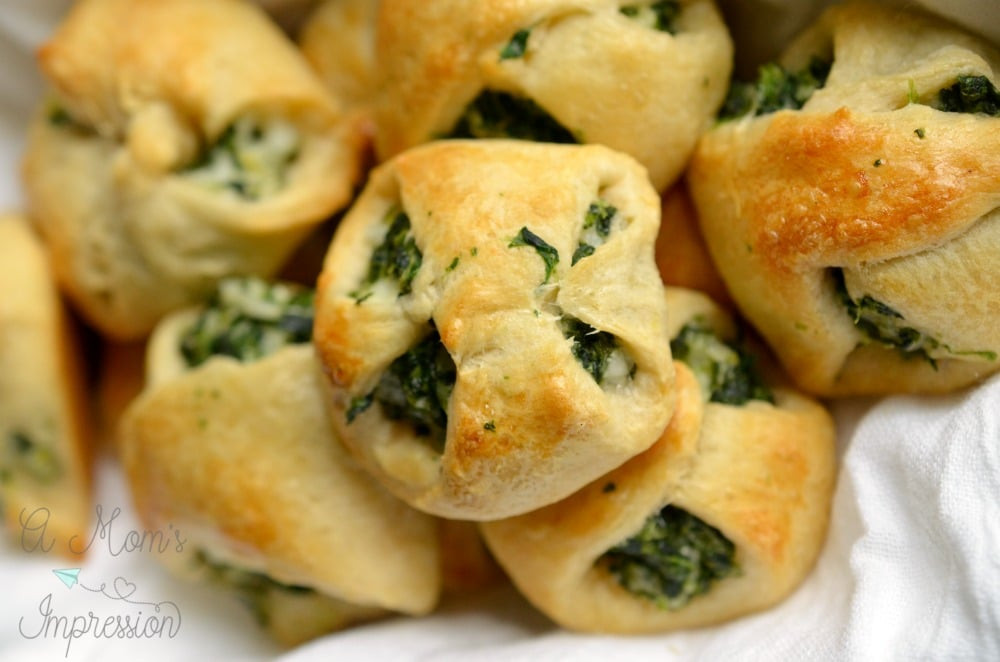 Pillsbury Crescent Rolls Appetizer
 Spinach Crescent Roll Appetizers Kid Friendly Party Food