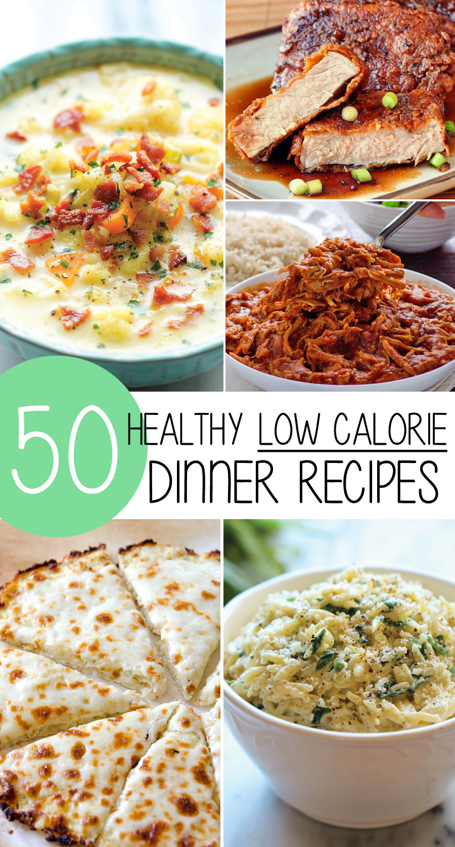 Pinterest Dinner Ideas
 50 Healthy Low Calorie Weight Loss Dinner Recipes