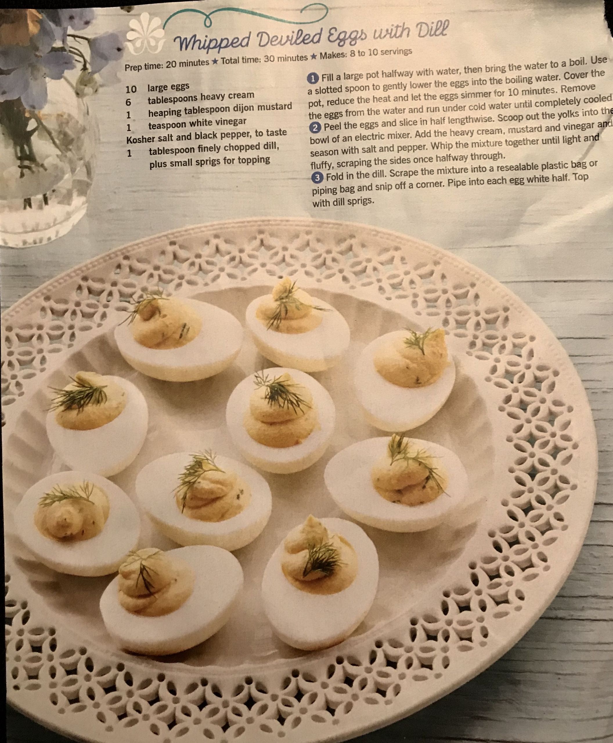 Pioneer Woman Deviled Eggs
 Whipped Deviled Eggs with Dill Recipe courtesy of The