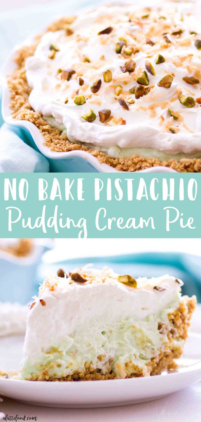 Pistachio Pudding Dessert Recipes
 No Bake Pistachio Pudding Cream Pie A Latte Food