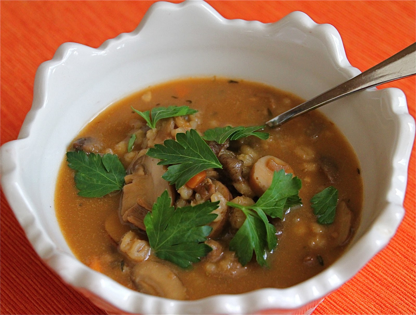 Porcini Mushrooms Soup
 Mushroom Barley Soup Recipe Jeanette s Healthy Living