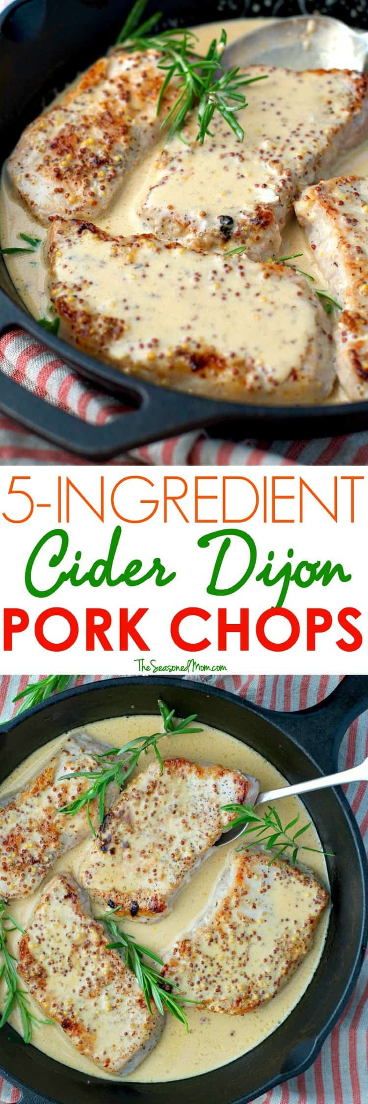 Pork Chop Dinner Recipes
 Cider Dijon Pork Chop Recipe The Seasoned Mom