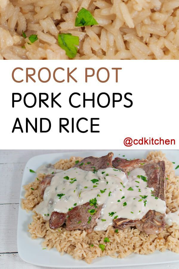 crock pot pork chops with mushroom soup and potatoes
