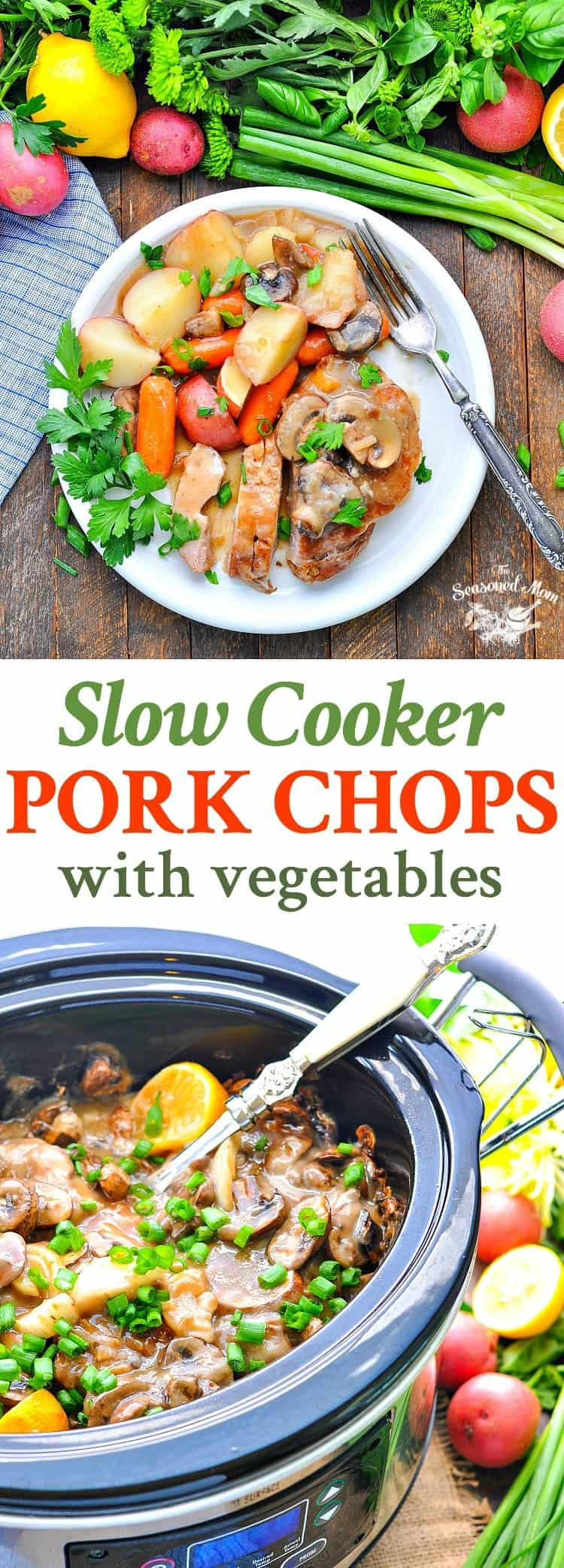 Pork Chops In Slow Cooker Recipes
 Slow Cooker Pork Chops with Ve ables and Gravy The