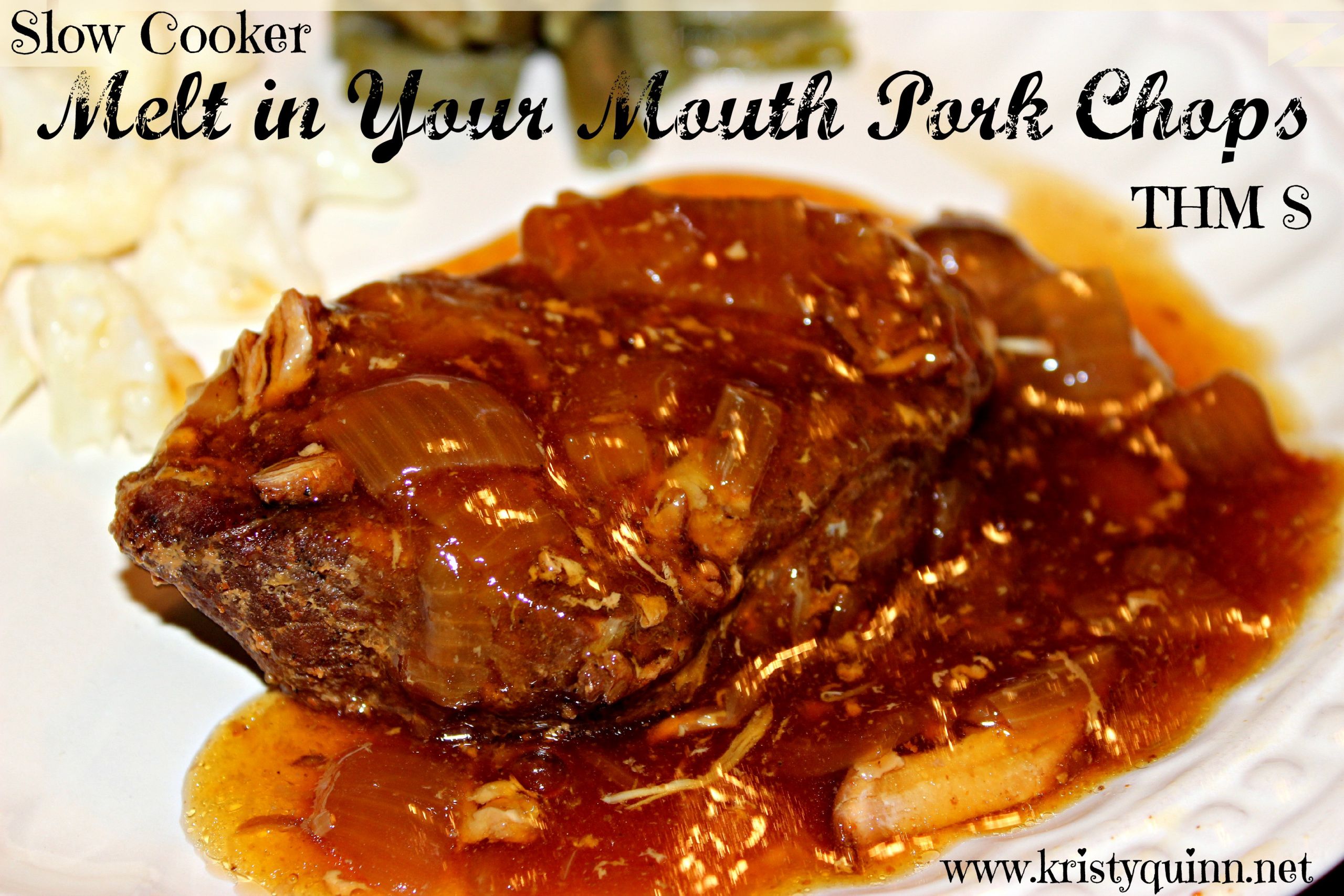 Pork Chops Slow Cooker Recipes
 Slow Cooker Melt in Your Mouth Pork Chops THM S