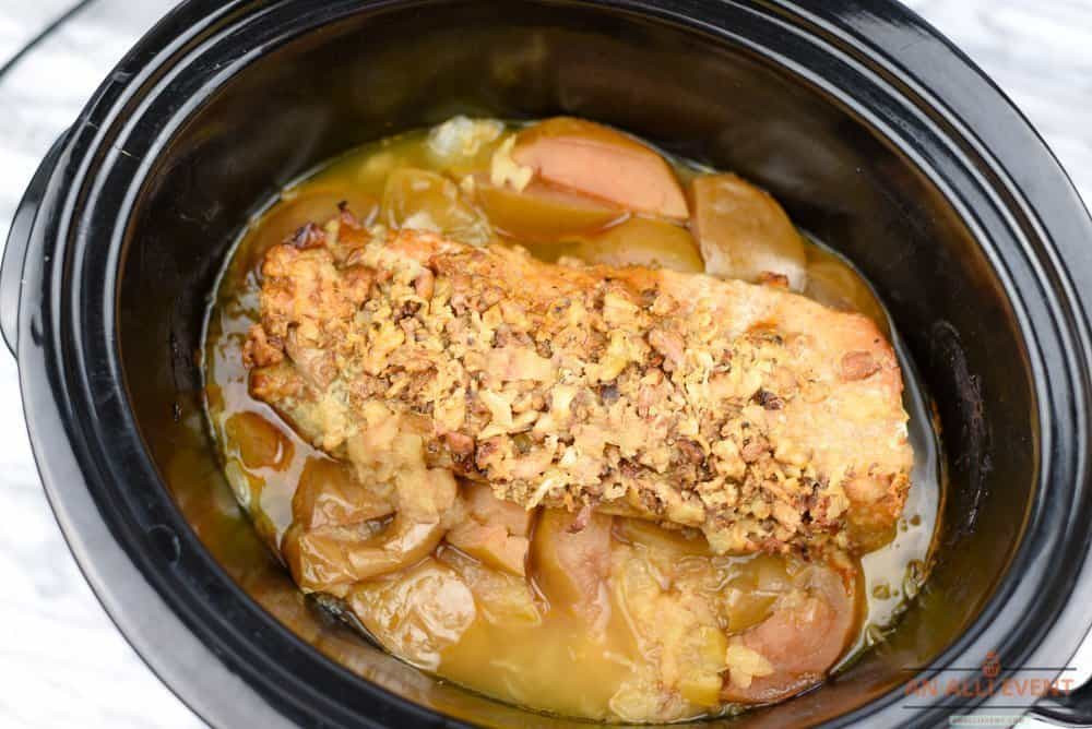 Pork Loin And Sauerkraut In Slow Cooker
 Slow Cooker Smoked Bacon Pork Loin with Apples and