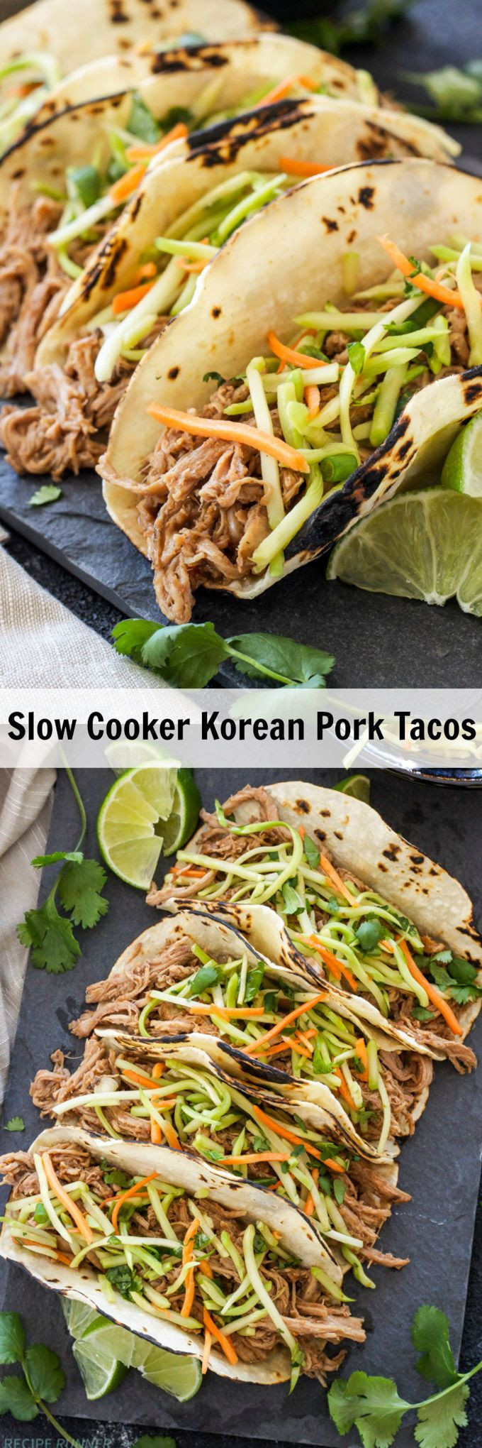 Pork Loin Tacos Slow Cooker
 Slow Cooker Korean Pork Tacos
