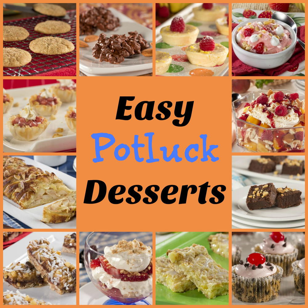 Potluck Dessert Recipes
 28 Easy Potluck Desserts