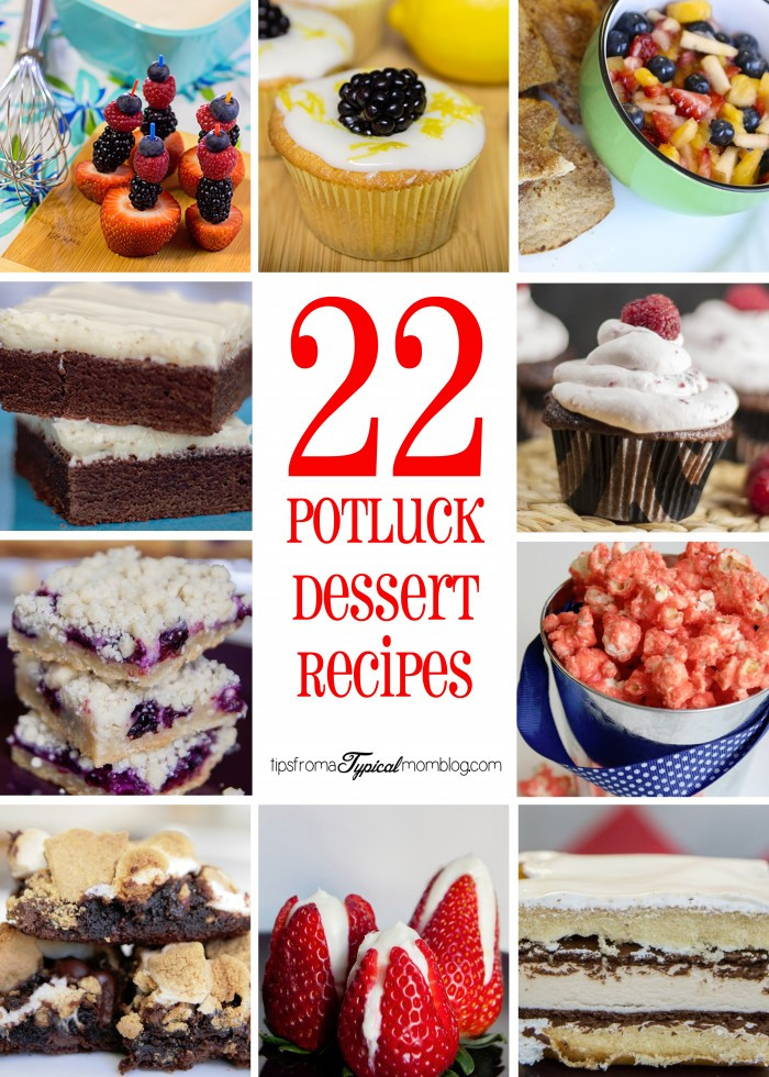 Potluck Dessert Recipes
 22 Potluck Picnic Desserts Tips from a Typical Mom