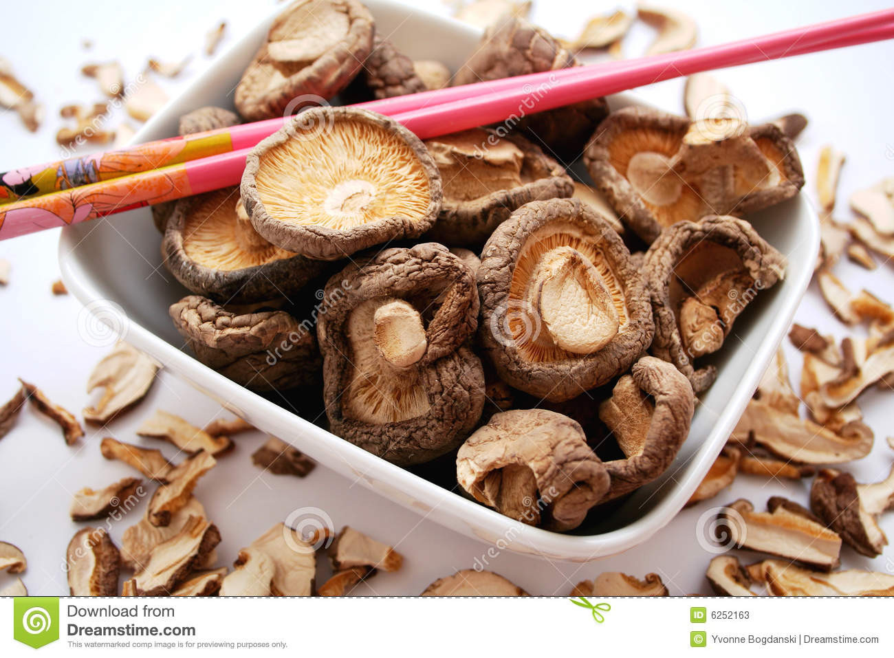 Preparing Shiitake Mushrooms
 Shiitake mushrooms stock image Image of dinner preparing