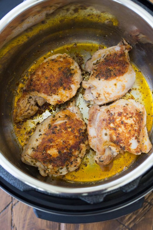 Pressure Cooker Frozen Chicken Thighs
 Easy Instant Pot Chicken Thighs