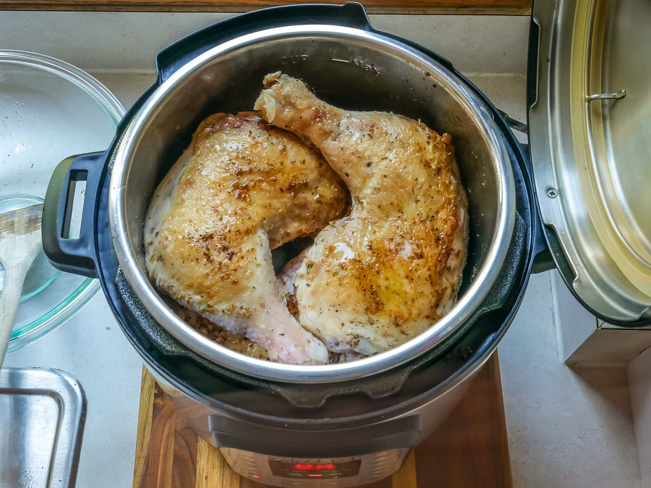 Pressure Cooker Frozen Chicken Thighs
 pressure cooker frozen chicken thighs