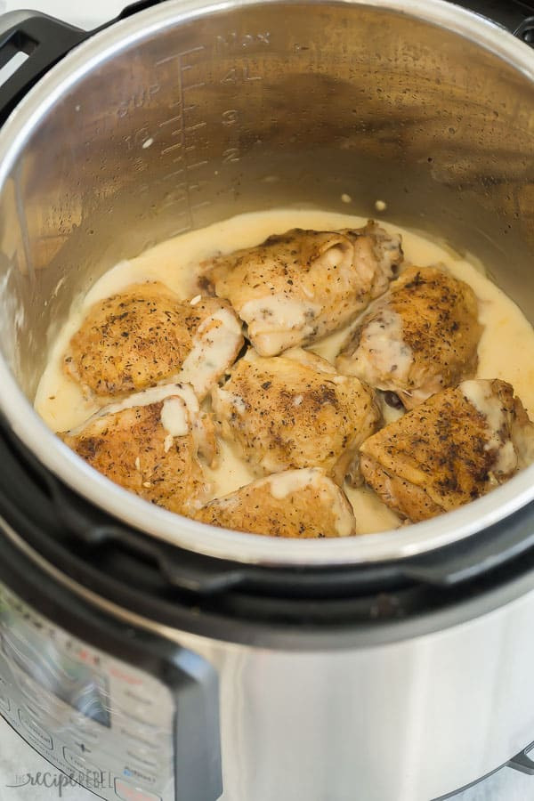 Pressure Cooker Frozen Chicken Thighs
 Creamy Garlic Instant Pot Chicken Thighs pressure cooker