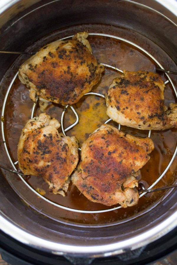 Pressure Cooker Frozen Chicken Thighs
 Easy Instant Pot Chicken Thighs
