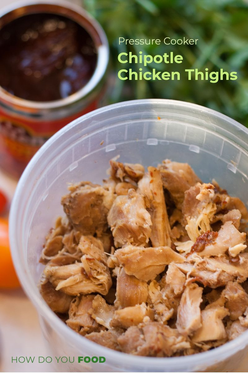Pressure Cooker Frozen Chicken Thighs
 Pressure Cooker Chipotle Chicken Thighs can be made with
