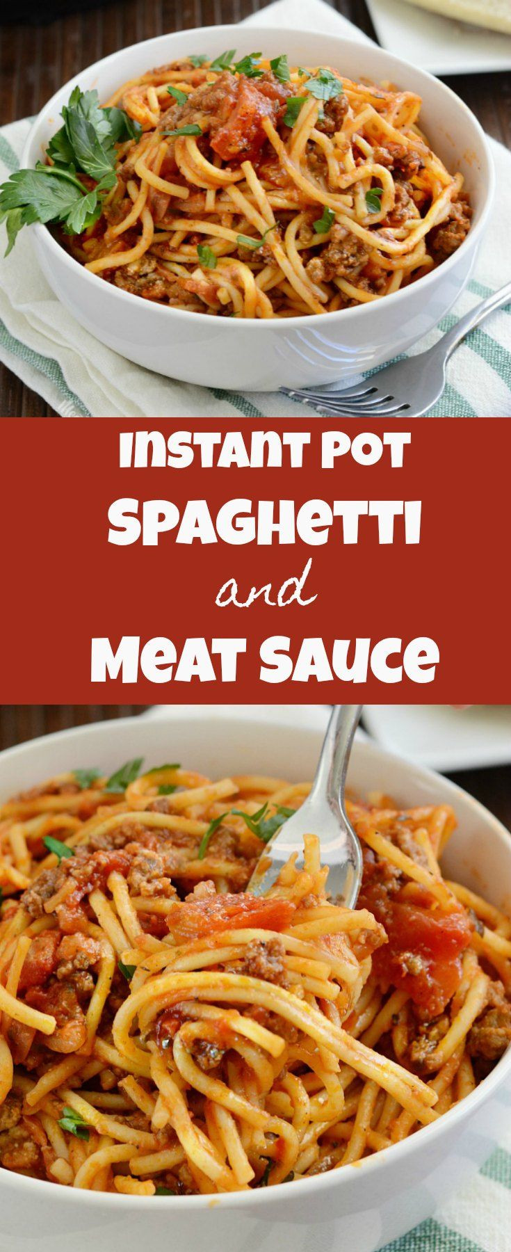 Pressure Cooker Spaghetti And Meat Sauce
 Instant Pot Spaghetti and Meat Sauce Recipe