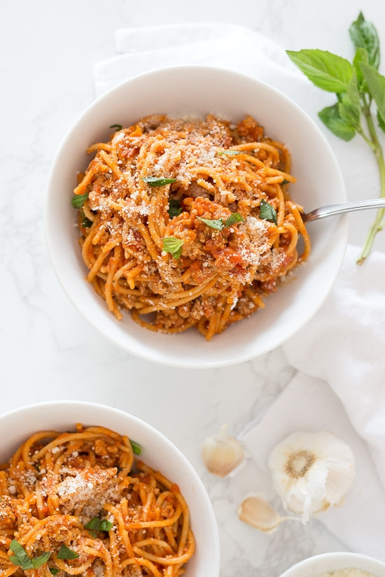 Pressure Cooker Spaghetti And Meat Sauce
 Instant Pot Spaghetti with Meat Sauce Recipe