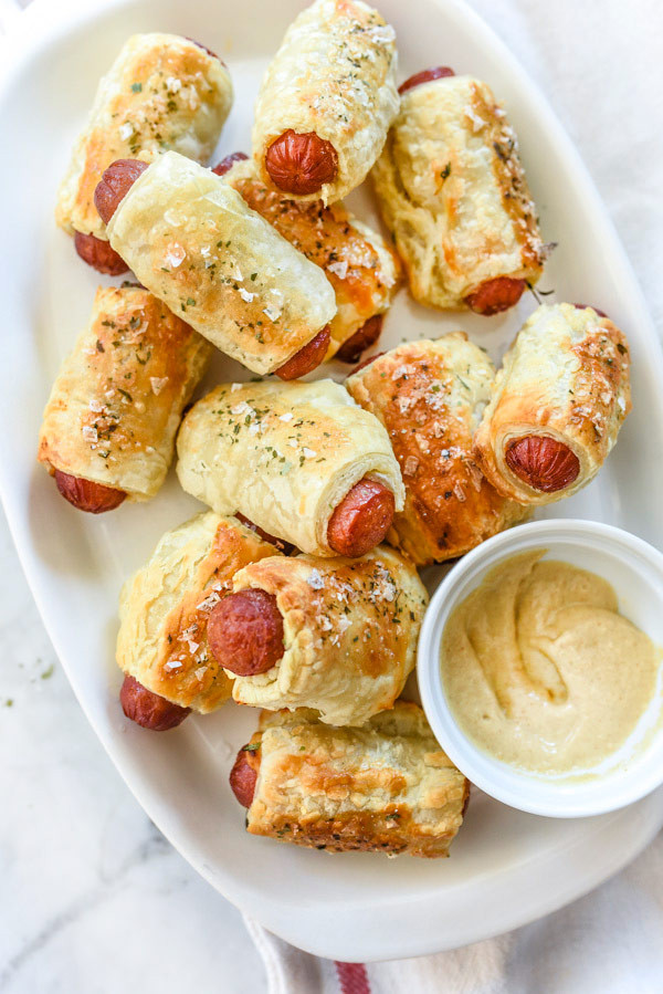 Puff Pastry Appetizers Recipe
 Puff Pastry Pigs in a Blanket Recipe