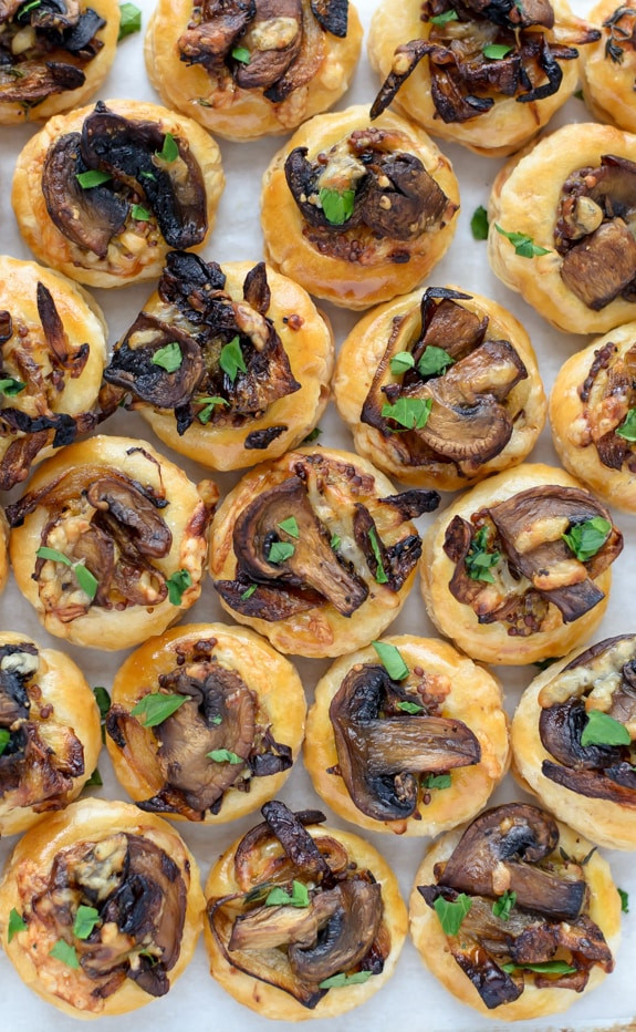 Puff Pastry Ideas Appetizers
 Cheesy Mushroom Puff Pastry Bites Easy Appetizer