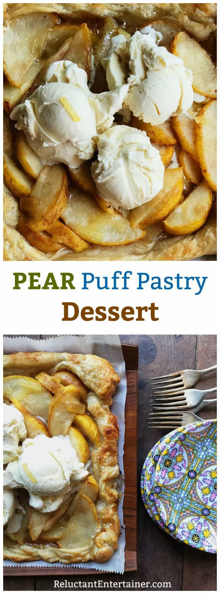 Puffed Pastry Recipes Desserts
 Pear Puff Pastry Dessert Recipe Reluctant Entertainer