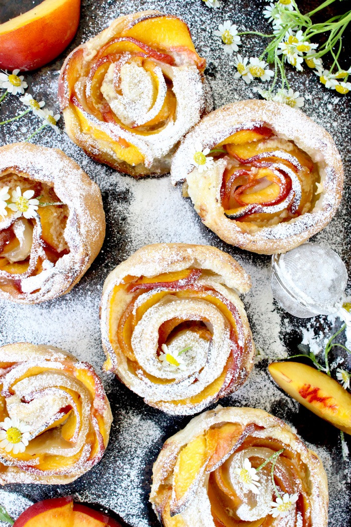 Puffed Pastry Recipes Desserts
 Fresh Peach Dessert Recipe with Mascarpone and Puff Pastry