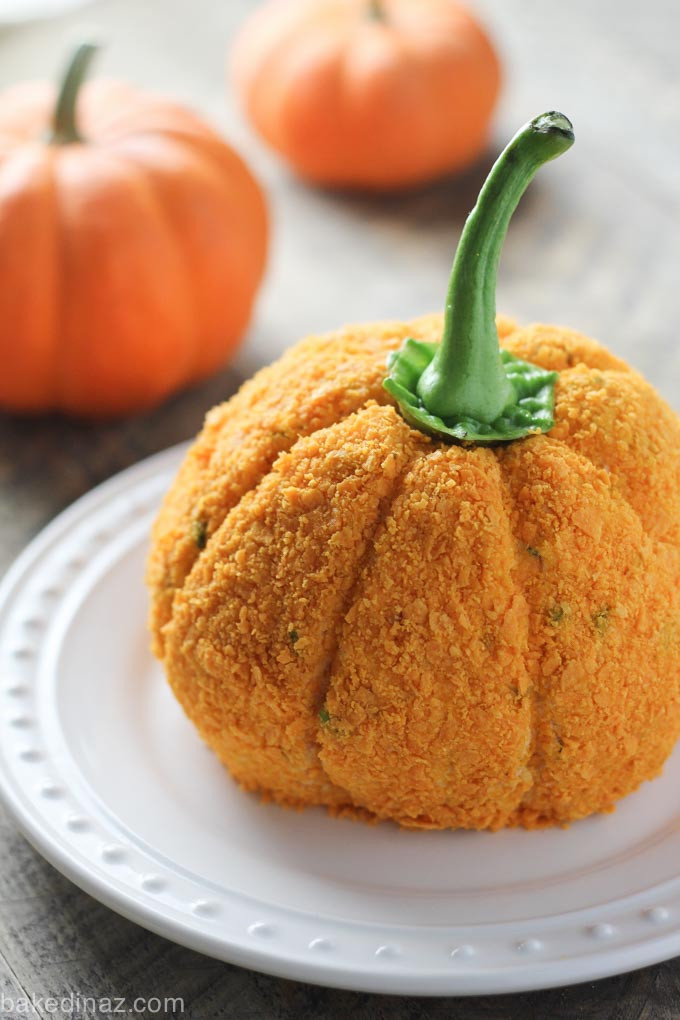 Pumpkin Appetizers Recipes
 Pumpkin Shaped Cheese Ball
