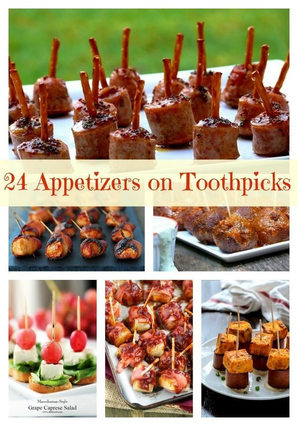 Quick And Easy Appetizers For A Party
 24 Quick and Easy Appetizers on Toothpicks