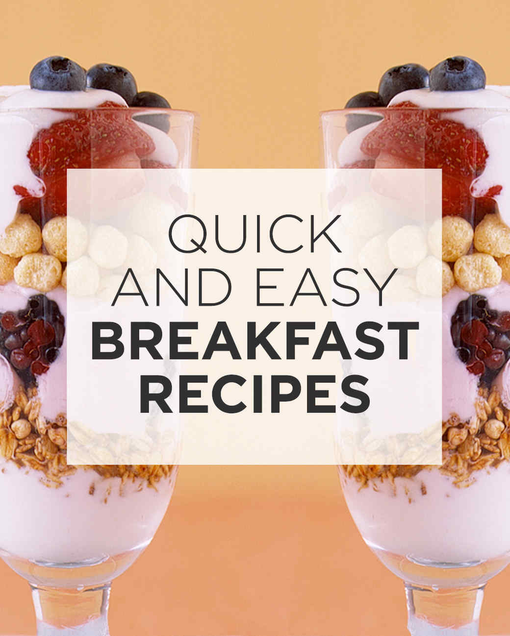 Quick And Easy Breakfast
 Quick and Easy Breakfast Recipes