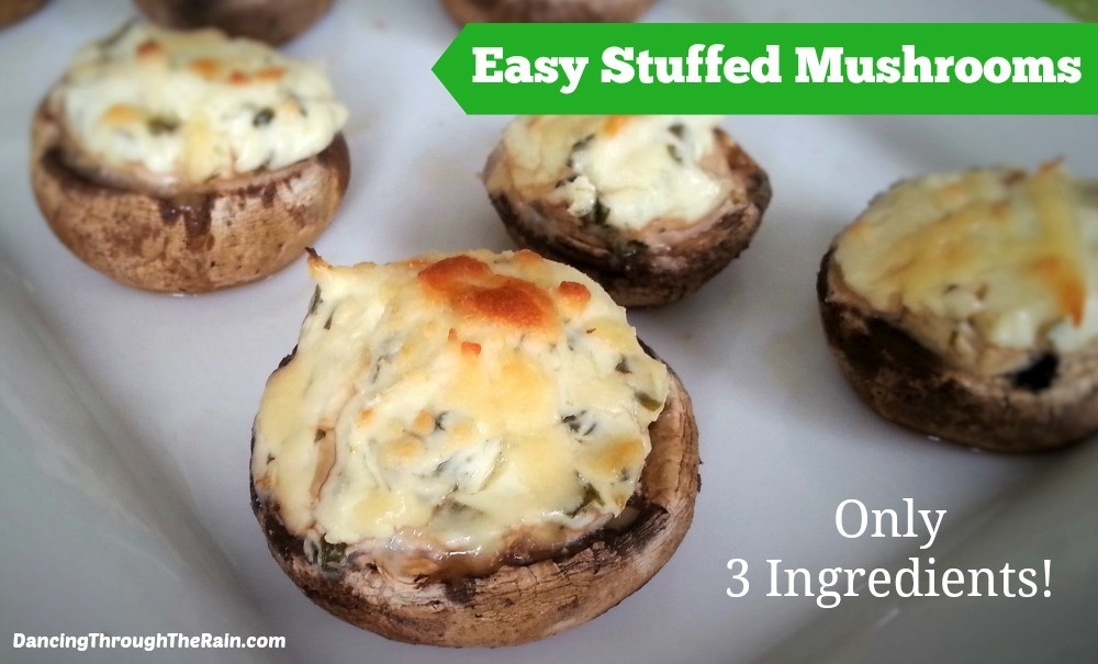 Quick And Easy Mushroom Recipes
 Easy Stuffed Mushrooms ly Three Ingre nts