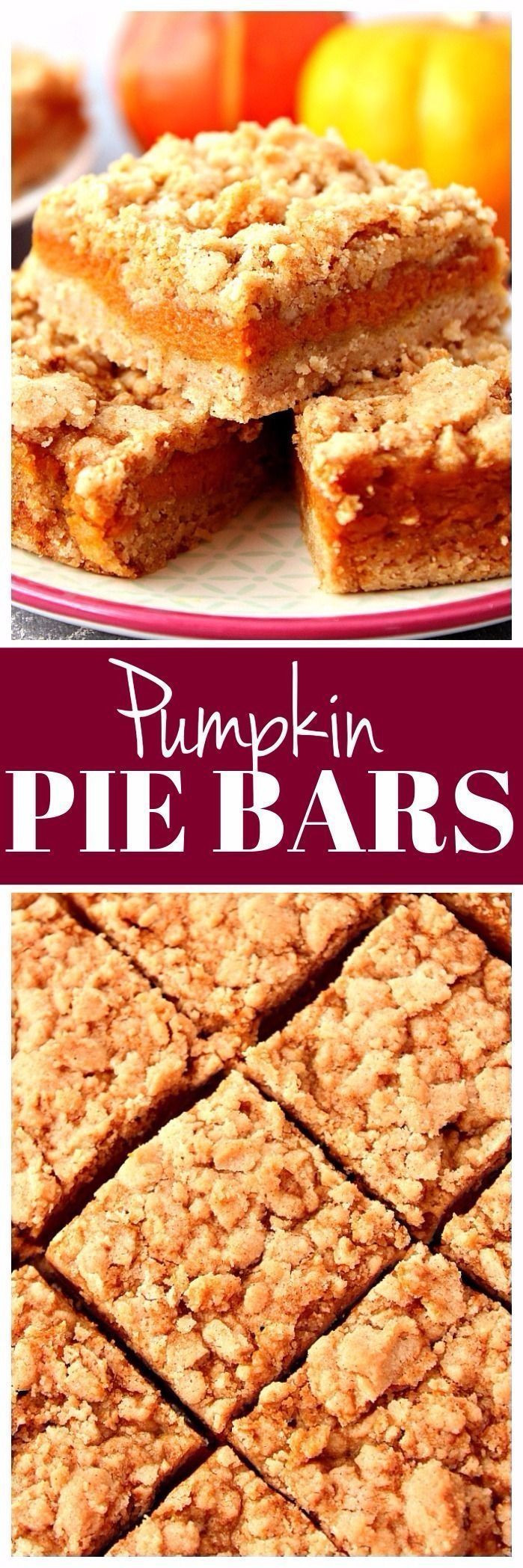 Quick And Easy Pumpkin Desserts
 Pumpkin Pie Bars recipe quick and easy dessert bars that