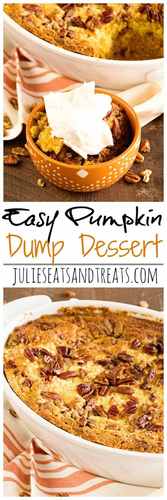Quick And Easy Pumpkin Desserts
 Easy Pumpkin Dump Dessert Recipe Julie s Eats & Treats