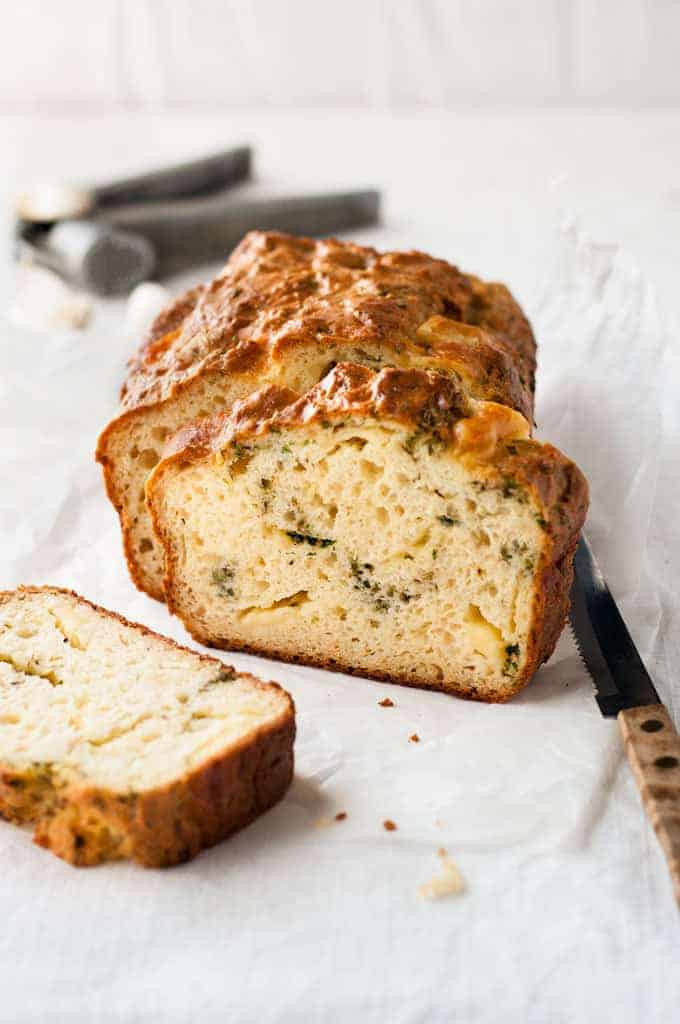 Quick Bread Recipes
 Cheese Herb & Garlic Quick Bread No Yeast