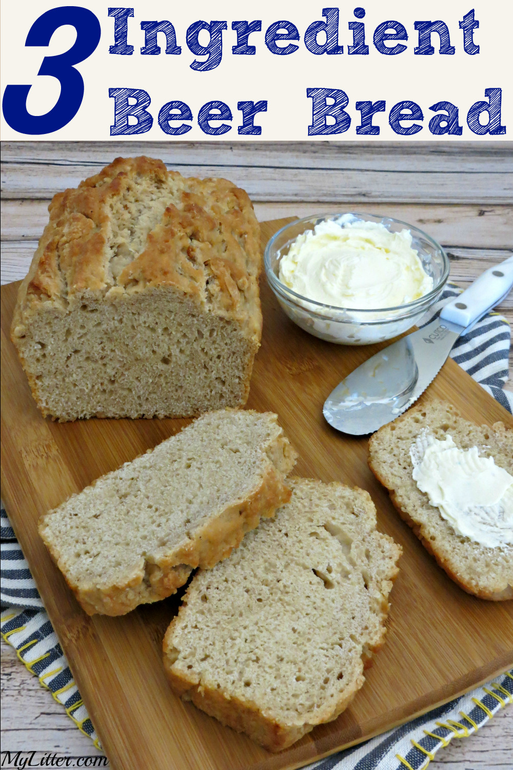 Quick Bread Recipes
 3 Ingre nt Beer Bread