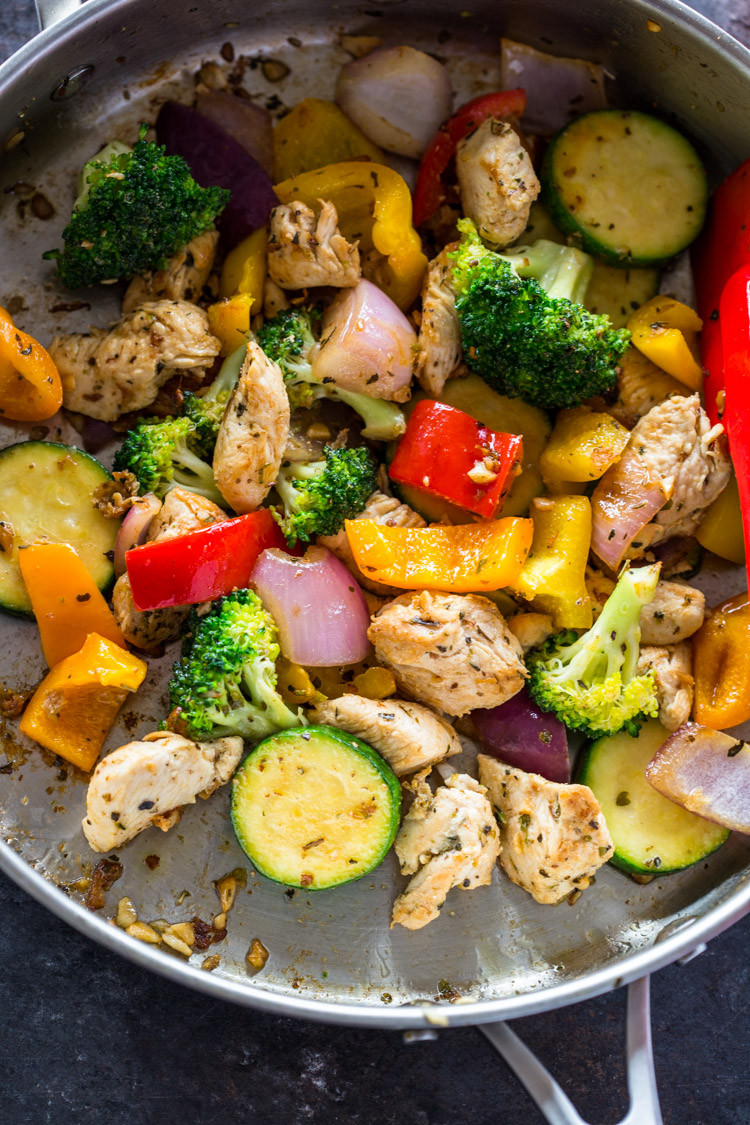 Quick Delicious Dinner
 Quick Healthy 15 Minute Stir Fry Chicken and Veggies